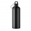 Botella de Aluminio con Mosquetón promocional Color Negro