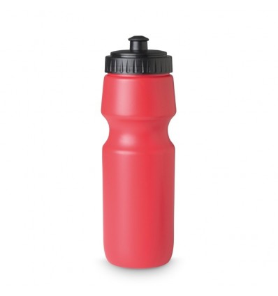 Botellín de Plástico Sólido Publicitario Color Rojo