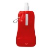 Botella Plegable para Publicidad con Mosquetón - Color Rojo