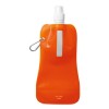Botella Plegable Publicitaria con Mosquetón - Color Naranja