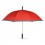 Paraguas Automático con Mango de EVA Color Rojo