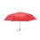 Paraguas Plegable con Forro Plateado Color Rojo