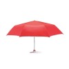 Paraguas Plegable con Forro Plateado Color Rojo