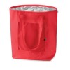 Bolsa de la Compra Térmica con Forro de Aluminio color Rojo