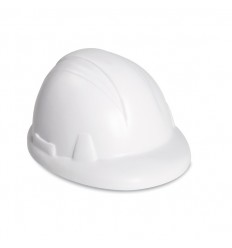 Casco Antiestrés Personalizado en PU - Color Blanco