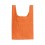 Bolsa Plegable de Poliéster con Asas Promocional color Naranja