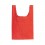 Bolsa Plegable de Poliéster con Asas color Rojo Publicidad