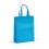 Bolsa de la Compra Termosellada con Fuelle color Azul Claro