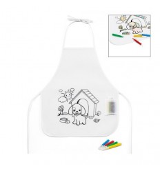 Delantal Infantil para Colorear Personalizado