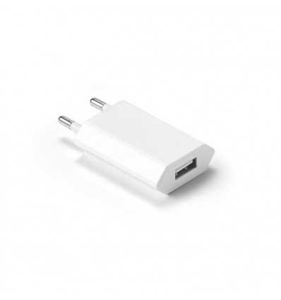 Cargador USB Personalizado en ABS Color Blanco