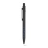 Bolígrafo Metálico con Cuerpo Negro Publicidad Color Azul Royal