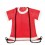Mochila Saco en Forma de Camiseta color Rojo Publicitaria