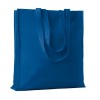 Bolsa de Algodón de Colores con Fuelle para la Compra barata Color Azul Royal 