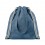 Mochila Saco de Algodón Reciclado para Publicidad color Azul Royal