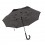 Paraguas Reversible de Doble Capa Personalizado Color Gris
