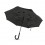 Paraguas Reversible de Doble Capa Promocional color Negro
