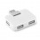 Hub USB con 4 Puertos en ABS Económico Color Blanco