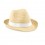 Sombrero de Paja con Cinta de Color Blanco para Regalar