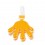 Clip Clap para Aplausos de Plástico Color Amarillo