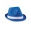 Sombrero de Paja de Color Azul con Cinta Blanca