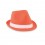 Sombrero de Paja de Color Naranja con Cinta Blanca