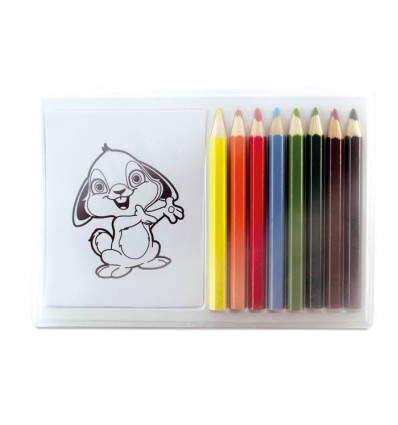 Set de Lápices de Colores con Figuras para Colorear Promocional Color Multicolor