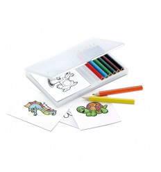 Set de Lápices de Colores con Figuras para Colorear Publicidad