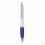 Bolígrafo Bicolor de Plástico Tinta Azul Merchandising Color Azul