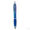 Bolígrafo de Plástico Automático con Tinta Azul Color Azul Transparente