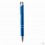Bolígrafo con Pulsador en Acabado Anodizado Tinta Negra para Personalizar Color Azul Royal