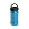 Botella con Gancho y Toalla Personalizada Color Azul Claro