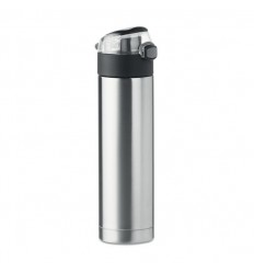 Botella antifugas de acero inoxidable personalizada Color Plata Mate