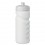 Botella de deporte de plástico opaco 500ml publicitaria Color Blanco