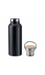 Negro + Blum | Botella de agua aislada de acero inoxidable para niños con  correa de cuero
