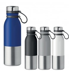 Botella anti goteo con correa de silicona para campañas personalizadas