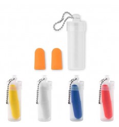 Tapones para los oídos con estuche de plástico para publicidad