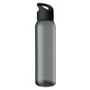 Botella de cristal con asa 470 ml promocional Color Negro