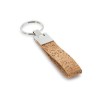 Llavero de Corcho y Metal Personalizado Color Natural