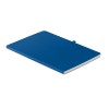 Libreta A5 con tapa blanda y soporte para bolígrafo barata Color Azul