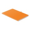 Libreta A5 con tapa blanda y soporte para bolígrafo para publicidad Color Naranja