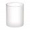 Taza de cristal mate especial para sublimación 300ml personalizada Color Blanco Transparente
