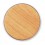 Cargador inalámbrico de ABS con aspecto de bambú personalizado Color Blanco