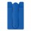 Tarjetero de silicona con cinta 3M y soporte para publicidad Color Azul Royal