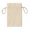 Bolsa pequeña de algodón beig para regalos personalizada Color Beige