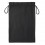 Bolsa grande de algodón negro para regalos personalizada Color Negro