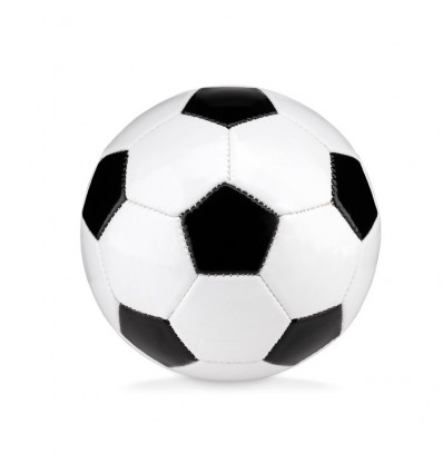 Pelota de fútbol pequeña con aguja para hinchado personalizada Color Blanco/Negro