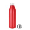 Botella de cristal con tapón de acero inoxidable 650 ml publicitaria