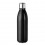 Botella de cristal con tapón de acero inoxidable 650 ml personalizada Color Negro