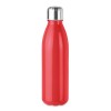 Botella de cristal con tapón de acero inoxidable 650 ml barata Color Rojo