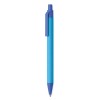 Bolígrafo de papel con clip y punta ecológicos barato Color Azul